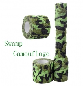 Камуфляжная лента Stealth самоклеющаяся Swamp Camouflage 4.5 метра на 5 см (BLAL)