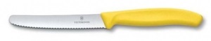 Нож кухонный Victorinox SwissClassic для томатов желтый (6.7836.L118)