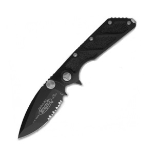 Нож складной Microtech DOC M/A Black Partial Serrated (153-2)