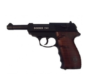 Пневматический пистолет Borner С41 Blowback. Корпус - металл (216-9100)