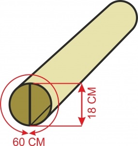 Жорсткий чохол для вудок і спінінгів Acropolis 160 см (КВ-12а)