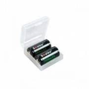 Комплект аккумуляторных батарей Soshine LiPo RCR123 3.7V 700mAh Protected с кейсом (123700)