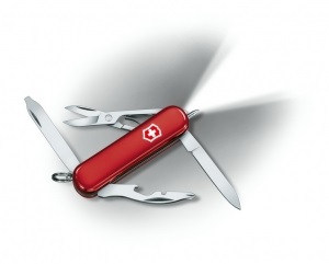 Ніж складаний Victorinox Midnite Manager червоний з ручкою (0.6366)