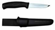 Нож с фиксированным клинком Mora Companion Black (12141)