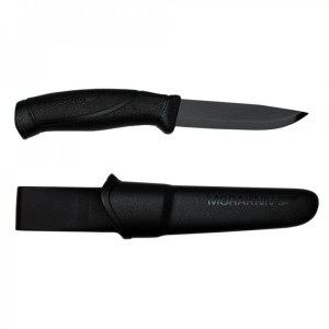 Ніж з фіксованим клинком MORA Companion Black Blade Outttod sport knife (12553)