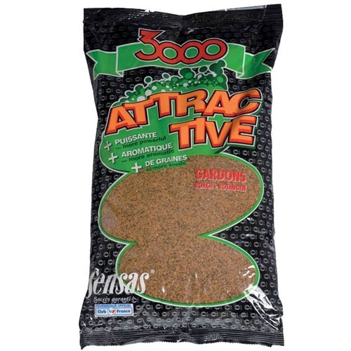 Прикормка Sensas 3000 Attractive Big Roach 1 кг (32.22.28) — купити в Україні | Приціл