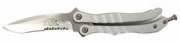 Нож складной Microtech Metalmark Satin PS Silver (170-5SI)