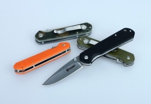 Нож складной Ganzo G6801 оранжевый (G6801-OR)