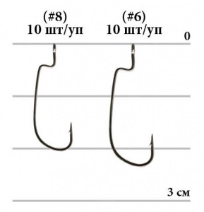 Крючок Decoy Mini Hook MG-1 8 (1562.00.17)