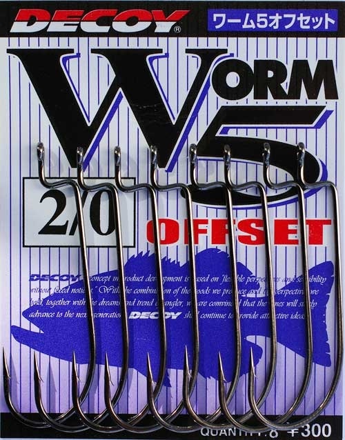 Крючок Decoy Worm 5 Offset 6 (1562.01.81) — купить в Украине | Прицел
