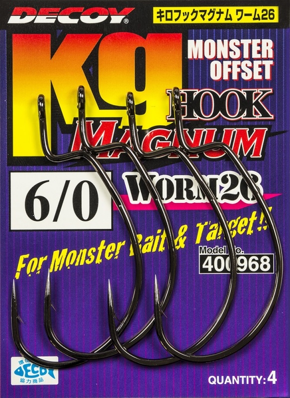 Гачок Decoy Worm26 Kg HOOK MAGNUM 6/0 (1562.04.84) — купити в Україні | Приціл