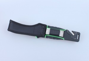 Нож с фиксированным клинком Ganzo G8012 зеленый (G8012-LG)