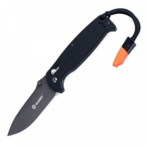 Нож складной Ganzo G7413-WS чёрный (G7413-BK-WS)