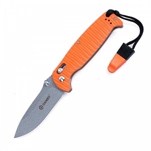 Нож складной Ganzo G7412P-WS оранжевый (G7412P-OR-WS)