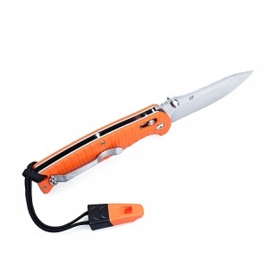 Нож складной Ganzo G7412P-WS оранжевый (G7412P-OR-WS)