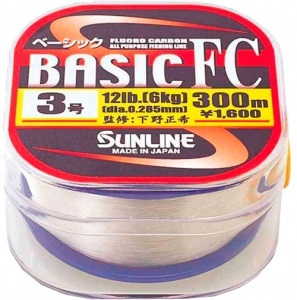 Флюорокарбон Sunline Basic FC 300м 0.235мм #2 8LB (1658.00.96)