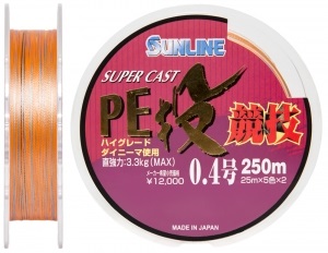 Шнур Sunline S-Cast PE Nagi Kyogi 250м #0.4/0.104мм 3.3кг (1658.01.12)