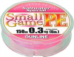 Шнур Sunline SWS Small Game PE 150м # 0.3 / 0.09мм 6LB 2.9кг (1658.03.35)
