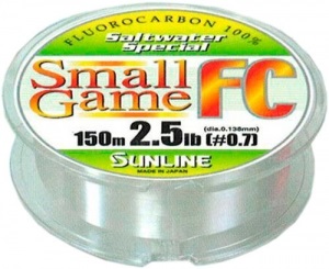 Флюорокарбон Sunline SWS Small Game FC 150м 0.153мм 3.5LB матч / потопаючого. (1658.03.47)