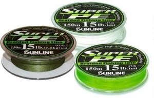 Шнур Sunline Super PE 300м 0,285мм 30Lb/15кг (темно-зеленый) (1658.08.04)