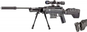 Пневматічеcкая гвинтівка Norica Black OPS Sniper 4,5 мм 305 m / c (16651181)