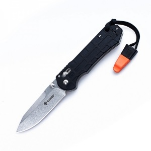 Нож складной Ganzo G7452P-WS чёрный (G7452P-BK-WS)