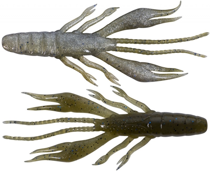 Силікон Jackall Waver Shrimp 3.5 Sk green pumpkin blue / pearl white (1699.14.59) — купити в Україні | Приціл