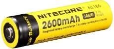 Аккуммуляторная батарея Nitecore 18650 Li-ion 2600 mAh (NL186) — купить в Украине | Прицел