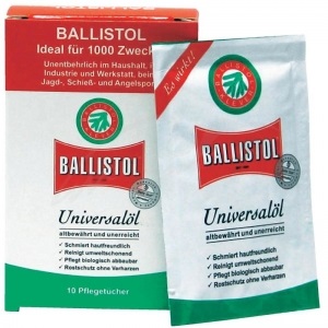 Салфетки Klever Ballistol для ухода за оружием 10 шт/уп (21950)