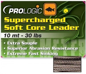 Ледкор Prologic Supercharged Soft Core Leader 10m 30lbs Camo Silt (1846.02.02)
