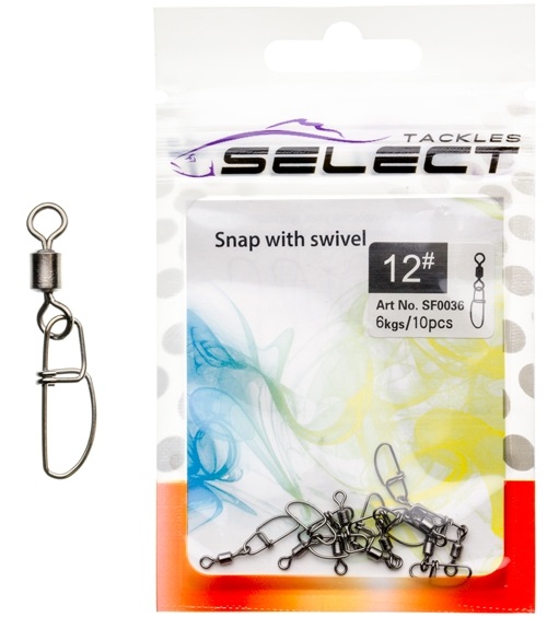 Вертлюжок с застежкой Select SF0036 size 2 (1870.20.59) — купить в Украине | Прицел