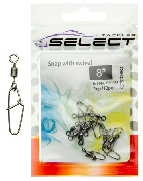 Вертлюжок с застежкой Select SF0053 size 14 (1870.20.72) — купить в Украине | Прицел