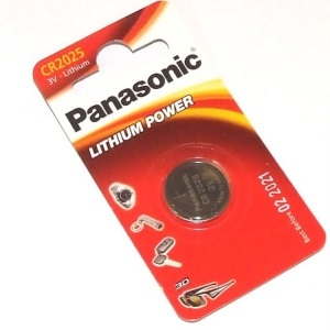 Батарея Panasonic CR 2025 BLI 1 LITHIUM (CR-2025EL/1B)
