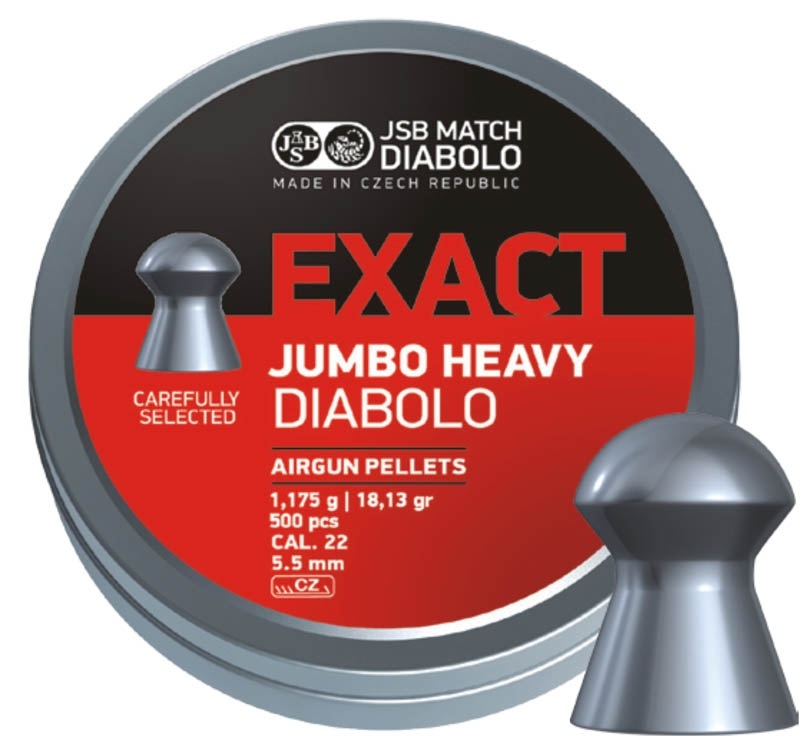 Кулі пневматичні JSB Diabolo Exact Jumbo Heavy (546287-250) — купити в Україні | Приціл