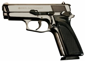 Стартовый пистолет EKOL ARAS COMPACT 9 мм (серый) (14200009)