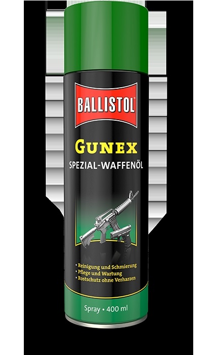 Масло збройове Klever Ballistol Gunex Spray 400 ml (22254) — купити в Україні | Приціл
