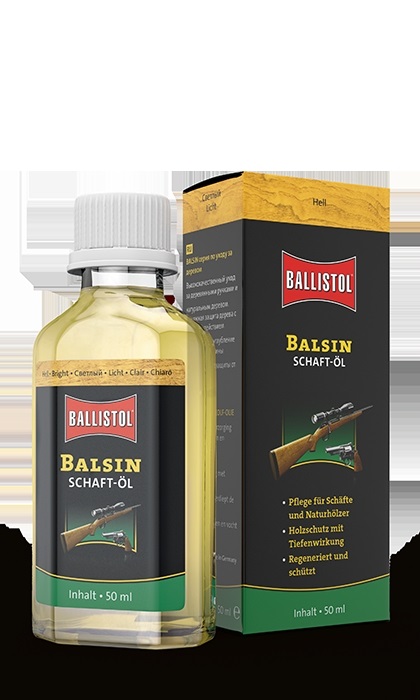 Средство для обработки дерева Klever Ballistol Balsin 50 ml (светло-коричневое) (23032) ― Прицел - охотничий интернет магазин