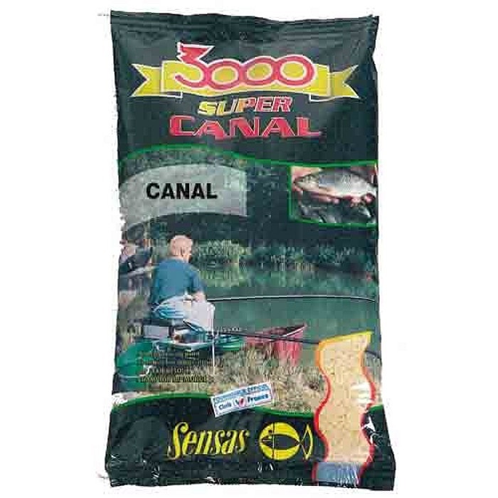 Прикормка Sensas 3000 Super Canal Big fish 1 кг (32.60.62) — купити в Україні | Приціл