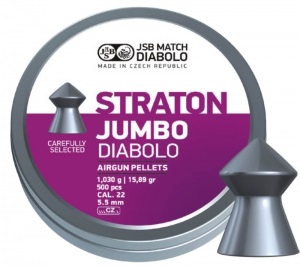Кулі пневматичні JSB Jumbo Straton 5,5 мм 1,03 грама 250 шт / уп (546238-250)