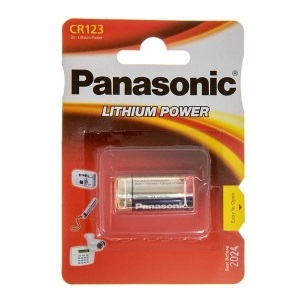 Батарейка Panasonic CR 123 BLI 1 LITHIUM (CR-123AL/1BP)