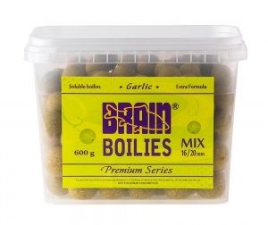 Бойлы Brain Garlic (Чеснок) Soluble 600 gr mix 16-20 mm (1858.00.32)