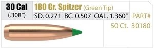 Куля Nosler Ballistic Tip SP .30 180 гр / 11.66 грам 50 шт. (13-30180)
