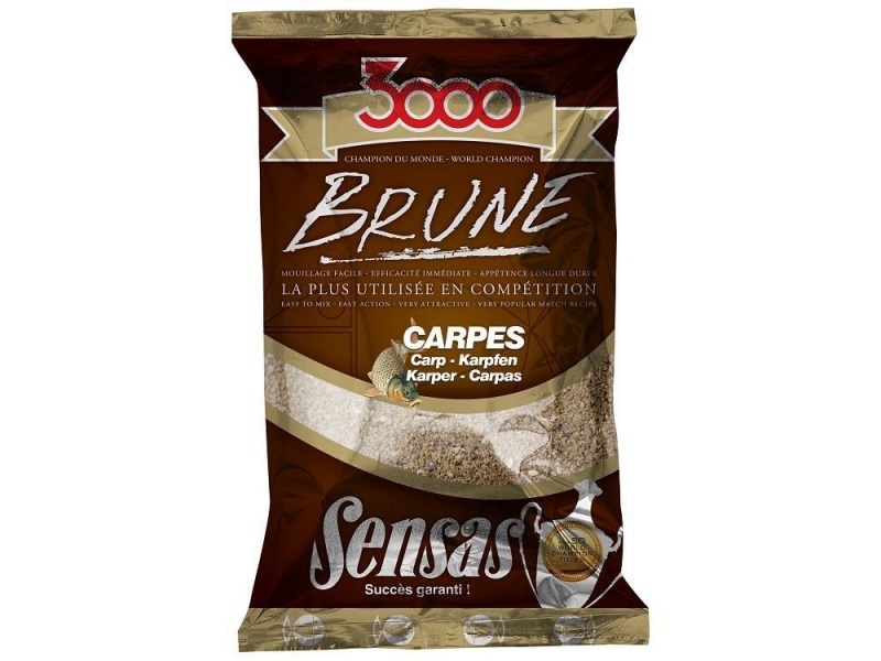 Прикормка Sensas Brown 3000 Carp 1 кг (32.26.65) — купить в Украине | Прицел