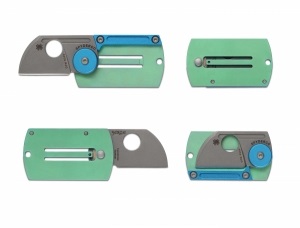 Нож складной Spyderco Dogtag Folder Alum/TI Plain (C188ALTIP)