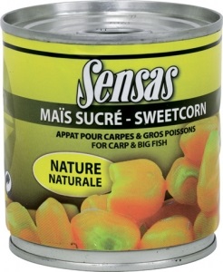 Наживка Sensas Sweetcorn Natural 138 г (32.60.90)