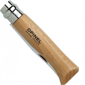 Нож складной Opinel №08 Inox (с кожаным чехлом) (001193)