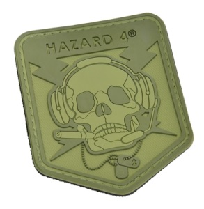 Нашивка на липучке Hazard 4 SpecOp Skull зеленая (PAT-OPSK-GRN)