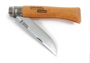 Нож складной Opinel №12 Carbone (в блистере) (001256)