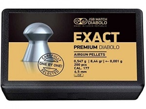 Кулі пневматичні JSB Exact Premium 4,52 мм 0,547 г 200 шт / уп (10237-200)