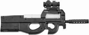 Автомат світлозвуковою ZIPP Toys FN P90 чорний (816B)